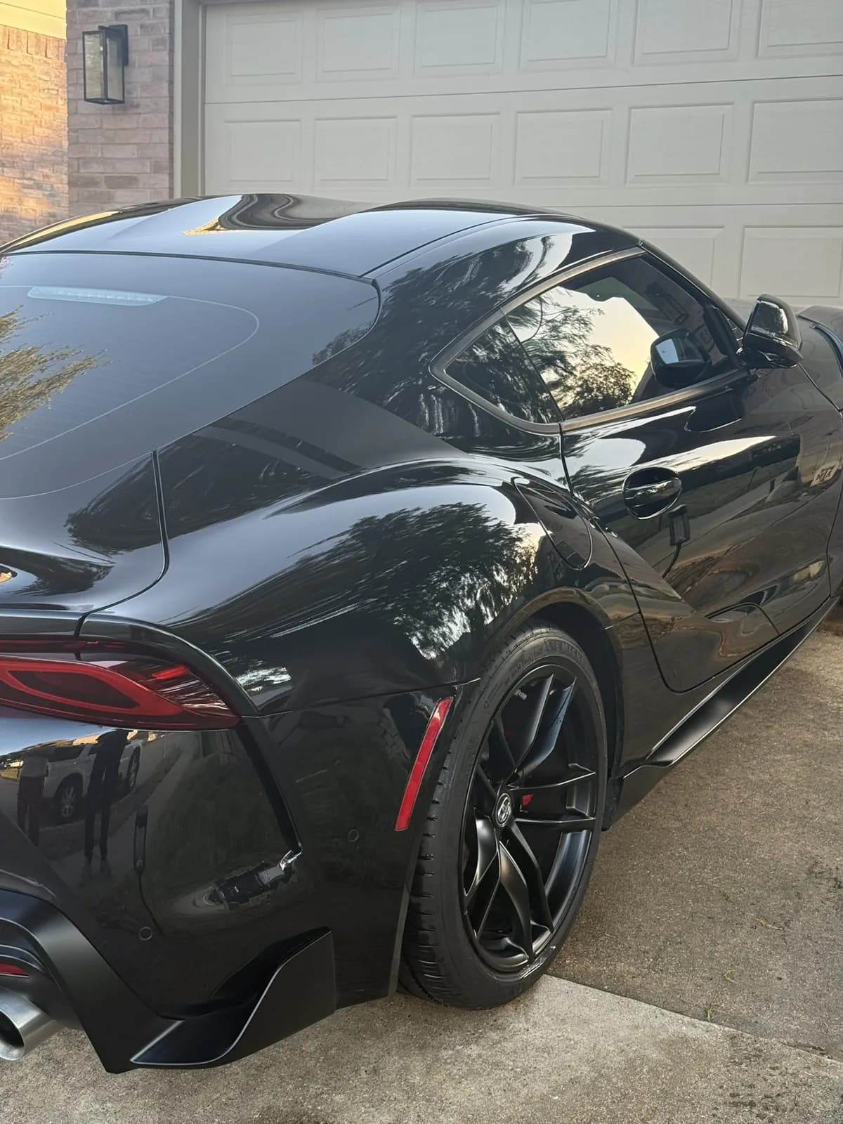 Black Supra photographed by JX Auto Lab