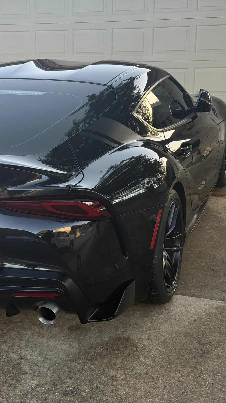Black Supra photographed by JX Auto Lab