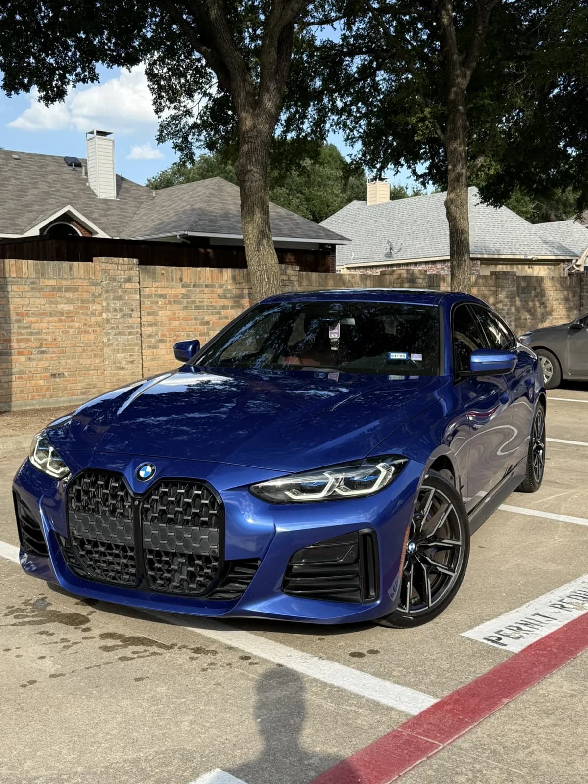 Blue BMW photographed by JX Auto Lab