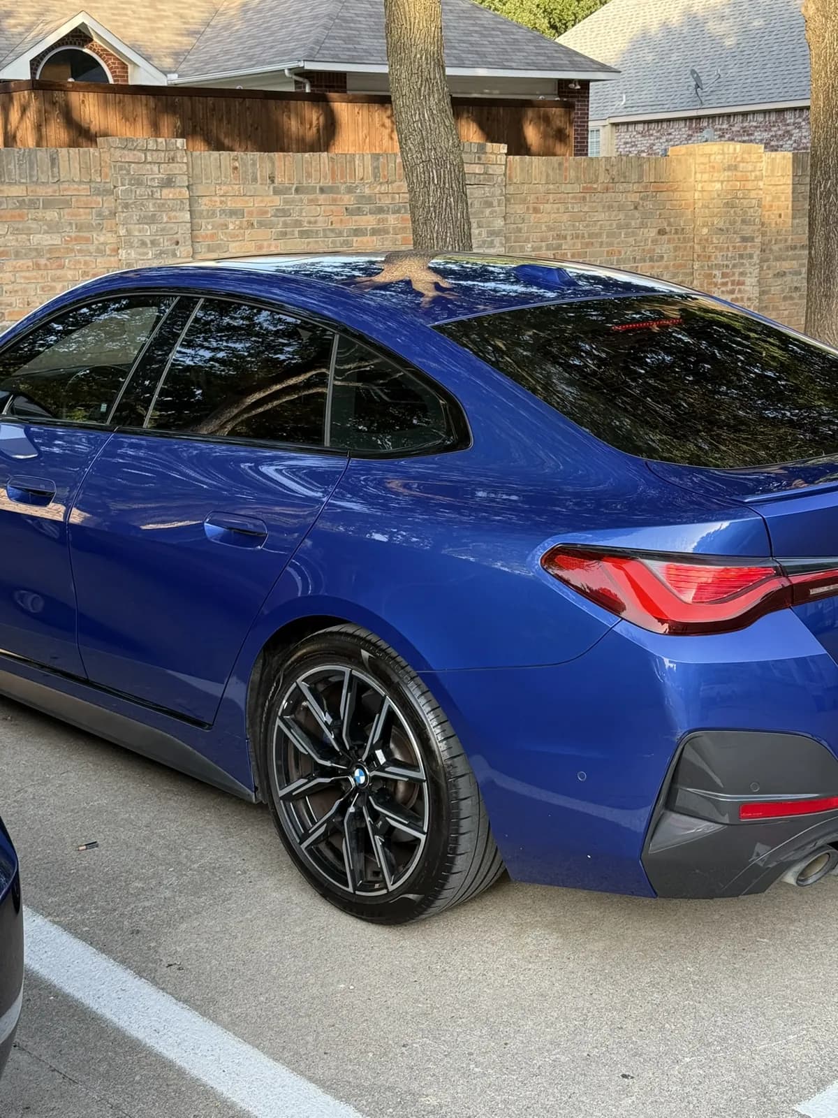 Blue BMW photographed by JX Auto Lab