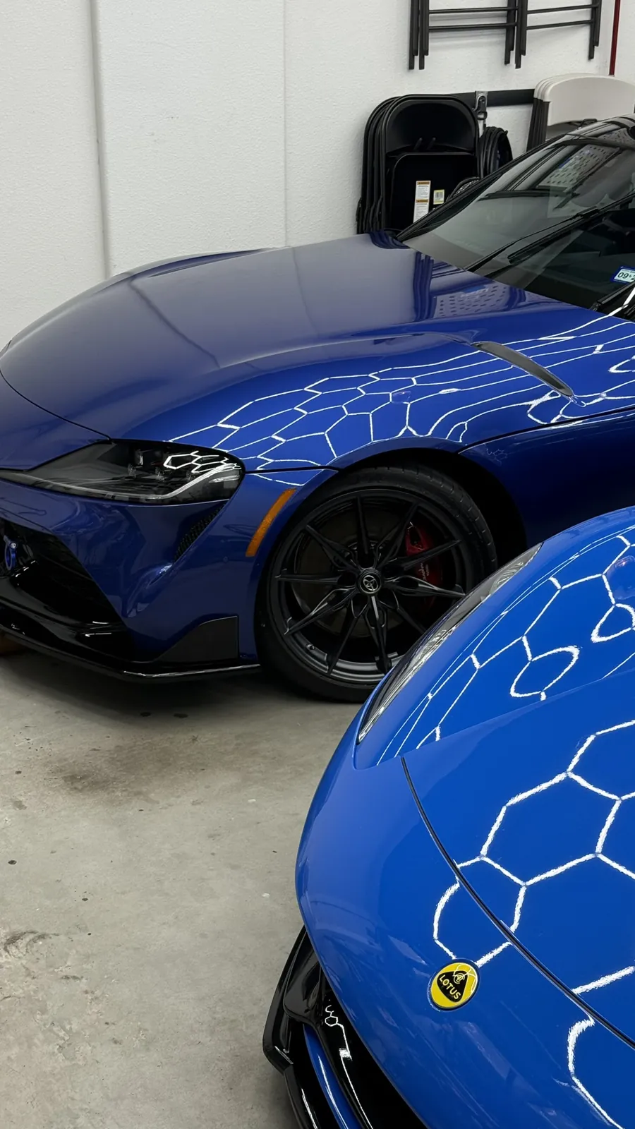 Blue coupe photographed by JX Auto Lab