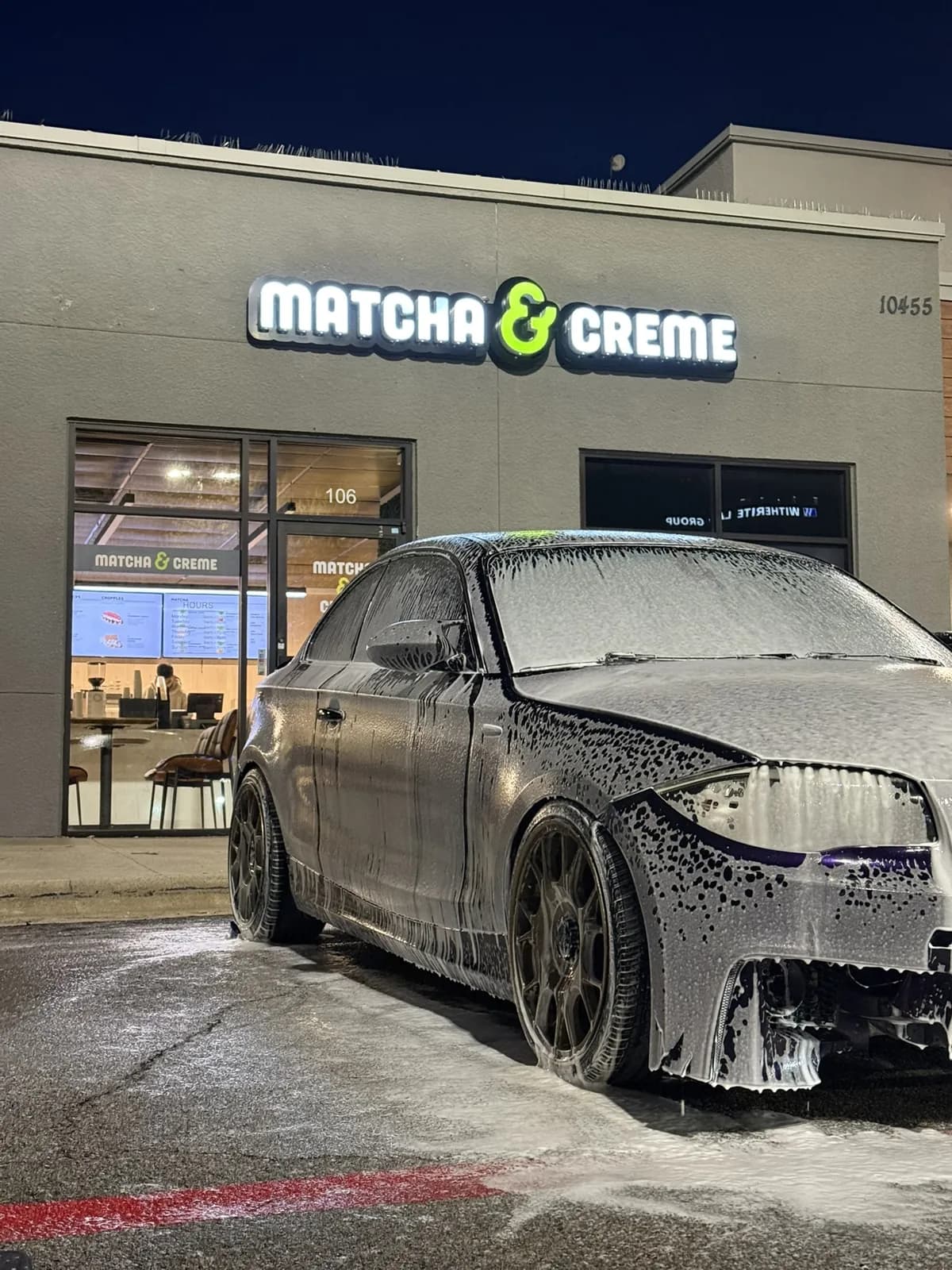 BMW foam wash photographed by JX Auto Lab