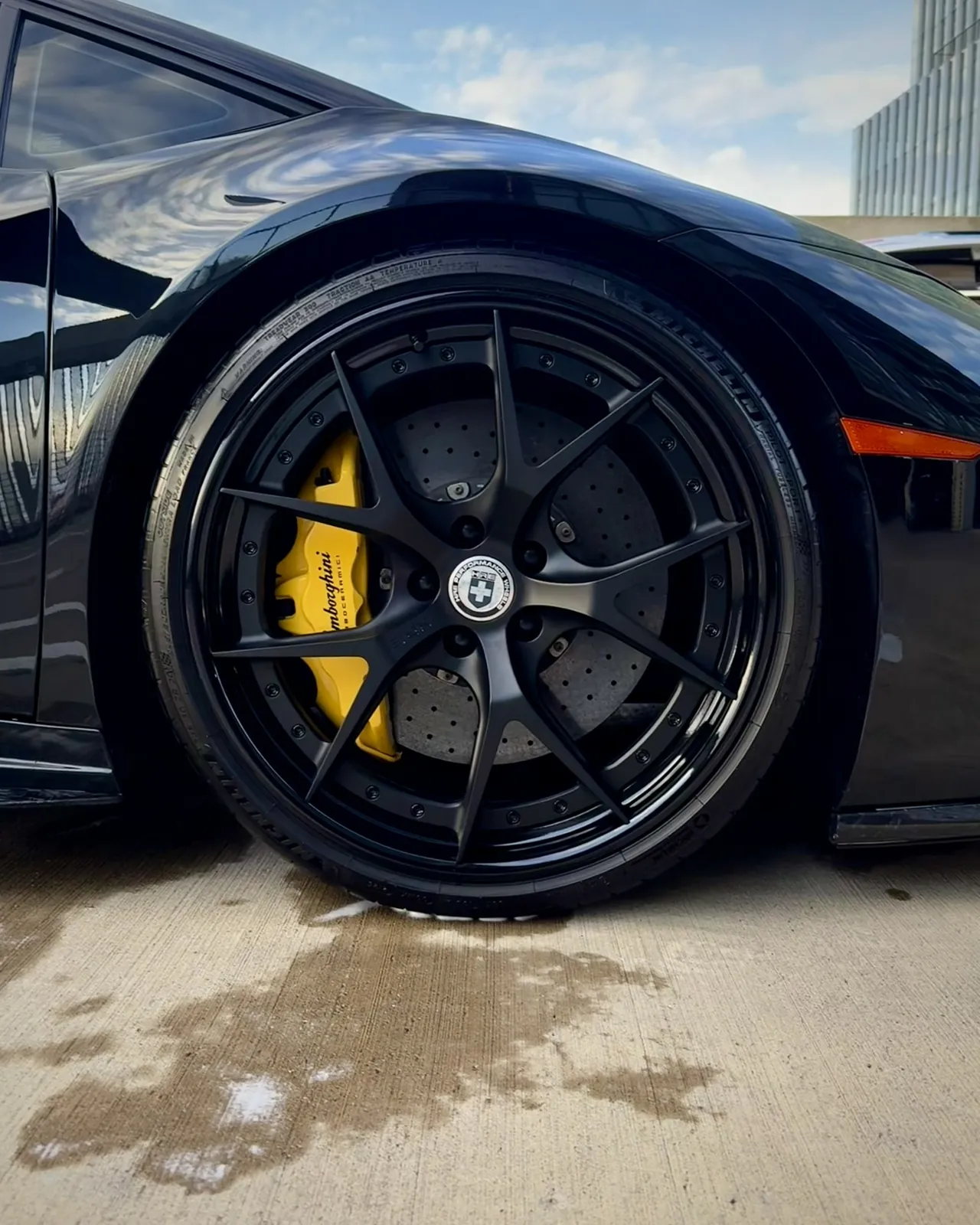 Lamborghini wheel photographed by JX Auto Lab