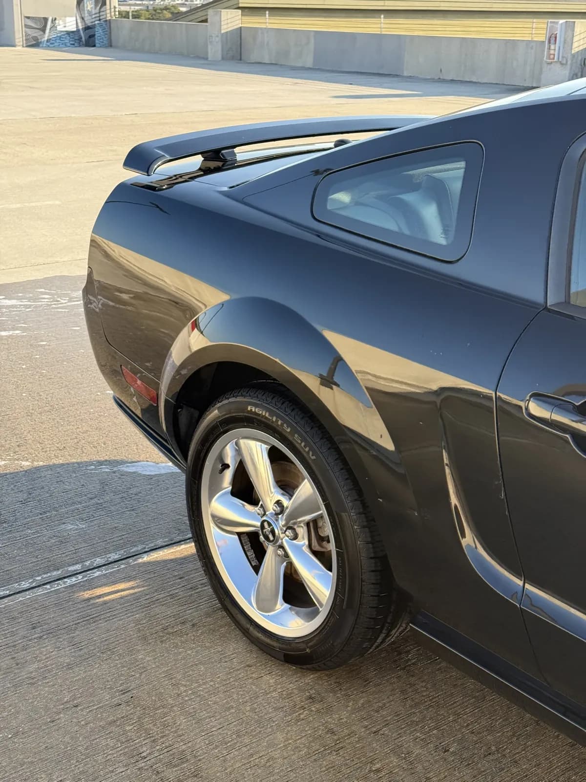 Mustang bodywork photographed by JX Auto Lab
