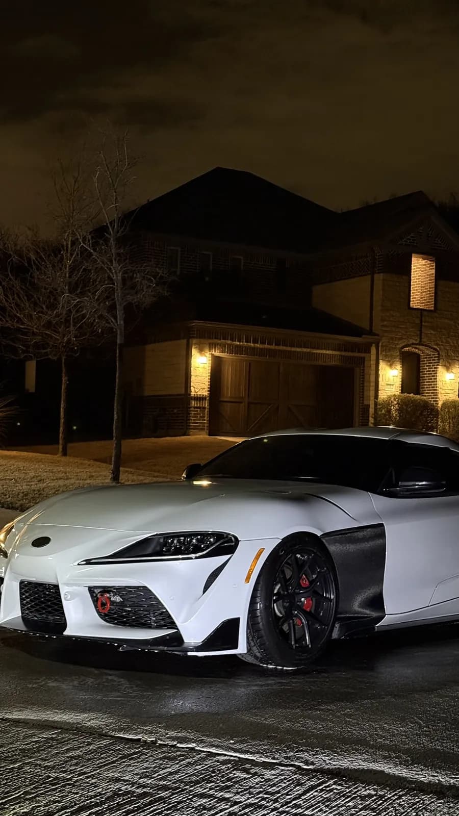 White Supra photographed by JX Auto Lab